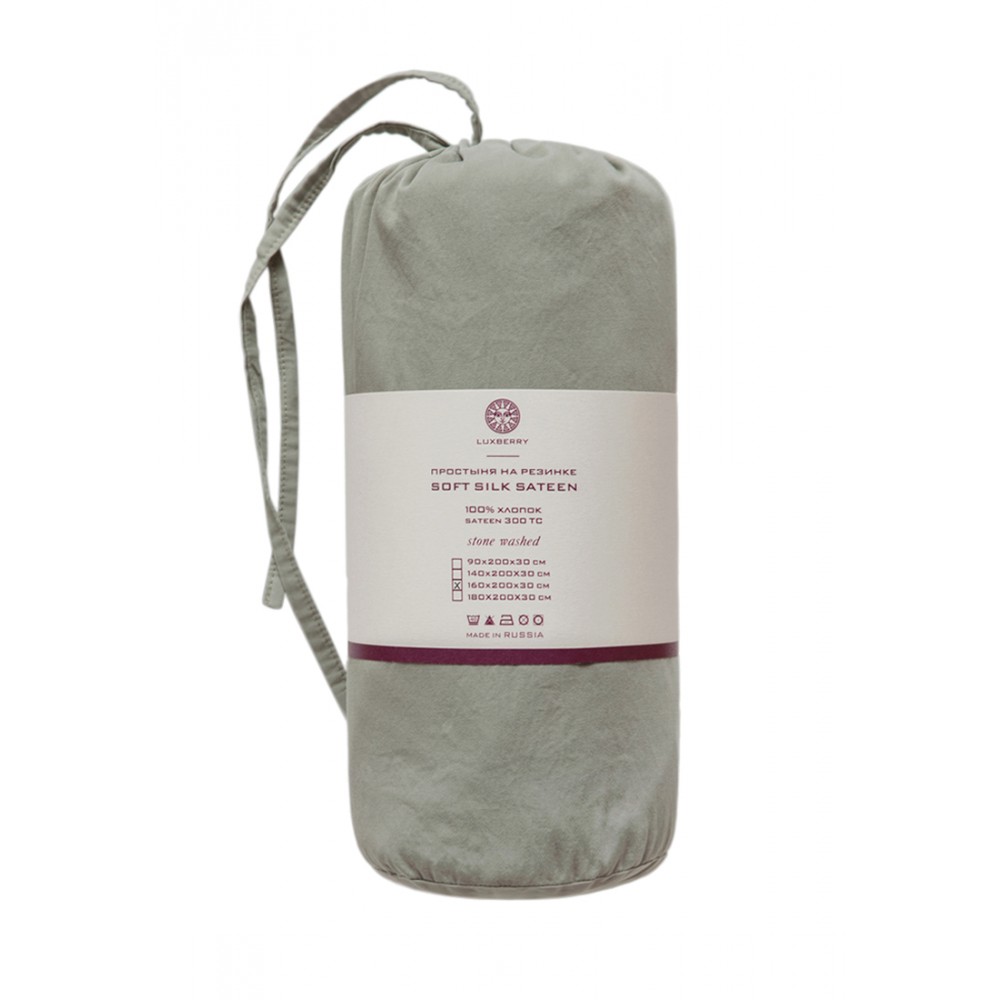 Luxberry простыня на резинке soft silk sateen