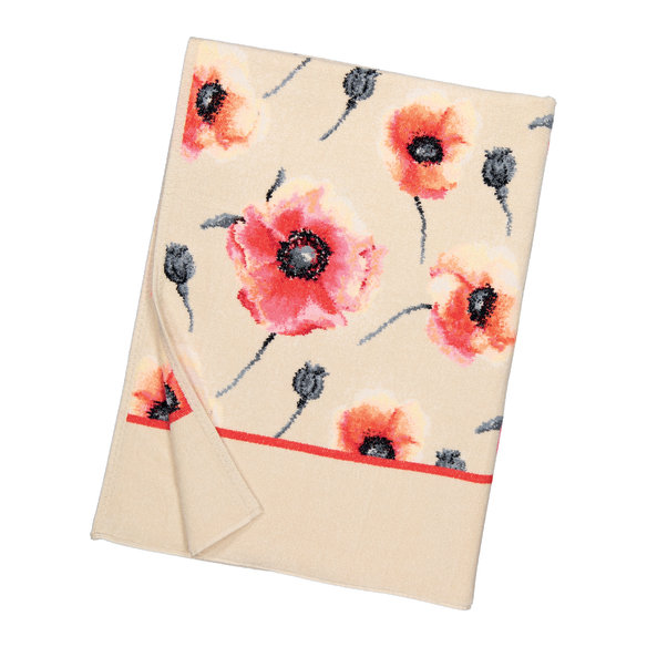 Шенилловое полотенце Feiler KLATSCHMOHN