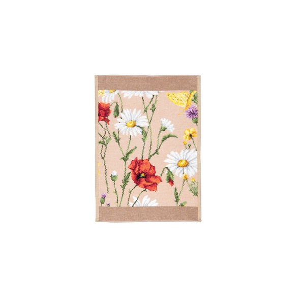 Шенилловое полотенце Feiler DAISY FIELD BEIGE